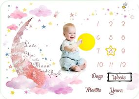 img 4 attached to Monthly Milestone Calendar Decoration 60X40Inch Kids' Home Store