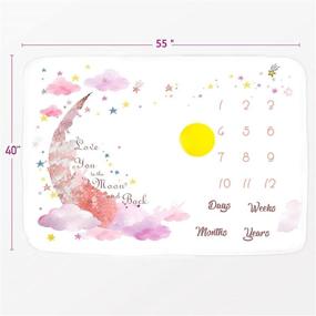 img 3 attached to Monthly Milestone Calendar Decoration 60X40Inch Kids' Home Store