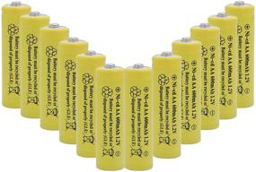 img 4 attached to 🔋 Long-lasting QBLPOWER AA NiCd 600mAh 1.2V Rechargeable Batteries: Perfect for Solar Garden Lights - Pre Charged (12 Pack AA)