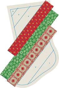 img 1 attached to Quilt Holiday Striped Stocking Pack