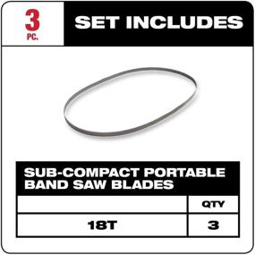 img 3 attached to 🔪 Efficient and Versatile Sub Compact Portable Band Saw Blades