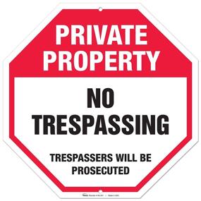 img 4 attached to 🚫 Providing Security: Trespassing Property? Treespassers Prosecudet Aluminum Delivers!