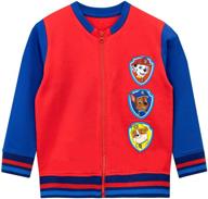 🐾 paw patrol boys chase marshall rubble sweatshirt: stylish and fun top for young paw patrol fans logo