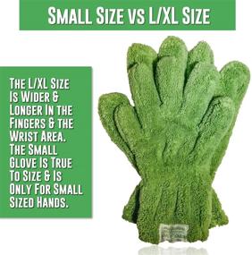 img 2 attached to 🧤 Nano Glove: Green All-in-One Household Kitchen Cleaning Hand Glove for Effective & Efficient Cleaning