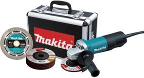 img 4 attached to 🔧 Powerful Makita 9557PBX1 2 Inch Grinder Aluminum - Durable and Efficient Grinding Tool