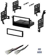 asc single din car stereo installation kit with wire harness for scion tc 2005-2010, xa 2004-2006, xb 2004-2014, xd 2008-2014, toyota fj cruiser 2007-2014, yaris 2007-2011 logo