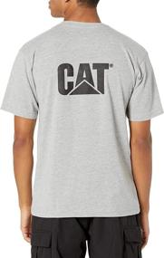 img 1 attached to 👕 Essential Caterpillar Trademark T-Shirt: Classic Design & Regular Sizing