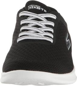 img 3 attached to Skechers Womens Dashi Walking Black Women's Shoes: Enhanced Comfort and Athletic Design