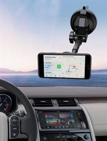 img 2 attached to 📱 Dashboard Magnet Car Phone Holder - Ultra Stable Cell Phone Mount with Optimized Fit for iPhone, Samsung, Huawei, Google, LG & More