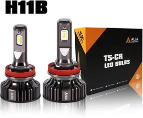 img 4 attached to Улучшите световое оснащение вашего внедорожника с фарами LED Alla Lighting 10000 люмен H11B - супер яркие, ксеноново-белые, 6000K~6500K.