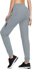 img 3 attached to 🏃 BALEAF Women's Joggers Pants: Superior Athletic Running and Hiking Trousers with Quick-Dry Fabric and Convenient Zipper Pockets