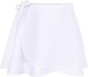 img 4 attached to Soudittur Chiffon Dance Skirt - Ballet Wrap Skirts for Toddler, Girls, and Women