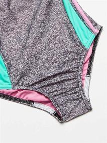 img 2 attached to 👙 Speedo Girls' Swimsuit: One Piece Infinity Splice Thick Strap Swimwear