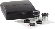 🔭 celestron - powerseeker telescope accessory kit - includes 2x 1.25" kellner eyepieces, 3 colored filters, and cleaning cloth - telescope eyepiece kit for beginner astronomers logo