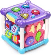 🧩 busy learners activity cube by vtech - purple: enhance your child's learning experience! logo