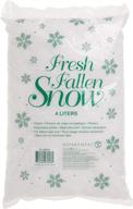 🌨️ 4 liter bag of department 56 village collections fresh fallen snow accessory - white logo