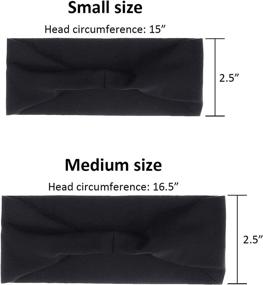 img 2 attached to 🏃 Moisture-wicking Athletic Headbands for Kids - Elastic Hairbands for Girls, Boys, Toddlers, and Teens - Available in 2 Sizes