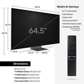 img 2 attached to Enhance Entertainment: SAMSUNG Q90 Series 65-Inch Smart TV with QLED 4K UHD, HDR and Alexa Compatibility - 2019 Model