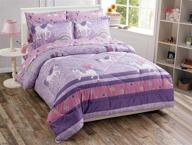 smart linen comforter unicorn lavender logo