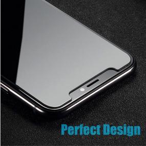 img 1 attached to 📱 Защитное стекло для Privacy Screen Pehael для iPhone 11 Pro, iPhone X, iPhone Xs [3 штуки] - Антишпионское черное закаленное стекло, совместимое с чехлами (5,8 дюйма).