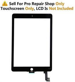 img 2 attached to 🛠️ T Phael Black New Digitizer Repair Kit for iPad Air 2 9.7&#34; 2nd Gen A1566 A1567 Touch Screen Digitizer Replacement (Home Button Excluded, LCD Not Included, Exclusive to Professional Repair Shops).