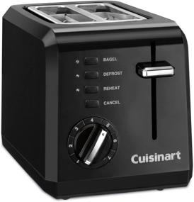 img 1 attached to 🍞 Cuisinart CPT-122 Compact 2-Slice Toaster - Black - Certified Refurbished