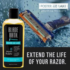 img 3 attached to Foster and Lake Blade Bath: Extend 🪒 Razor Blade Life with this 6 oz Solution!