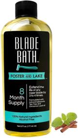 img 4 attached to Foster and Lake Blade Bath: Extend 🪒 Razor Blade Life with this 6 oz Solution!