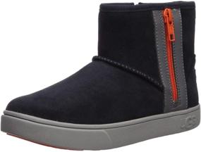 img 4 attached to 👟 UGG Детские кеды Adler в цвете True Navy, размер 6 M US Big Kid - удобный и стильный кеды для детей.