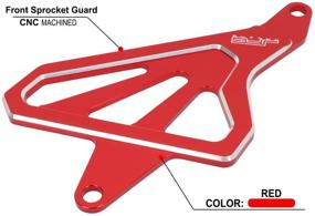 img 4 attached to 🔒 Высококачественная защита передней звездочки для CRF230F 2003-2019 - максимальная защита и надежность.