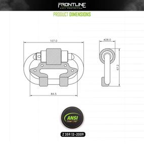 img 2 attached to Frontline Fall Protection Connector Galvanized