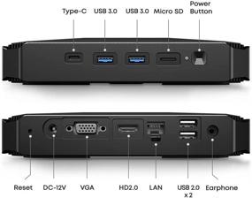 img 3 attached to 💻 CHUWI HeroBox Pro Мини-компьютер с Windows 10, Intel Jasper Lake N4500, 8 ГБ оперативной памяти LPDDR4, 256 ГБ SSD