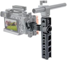 img 1 attached to 📷 КАЖЖИГ Каркас для камеры DSLR с верхней рукояткой и быстрым съемным рельсом безопасности 70 мм, блок рельсов 15 мм - совместим с камерами Sony A7SIII/A7RIV/A7RIII/A7III/A7II