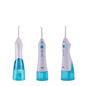 img 2 attached to 💦 Professional 3-Mode Rechargeable Water Flosser with 220ML Water Tank - FC158 for Dental Care