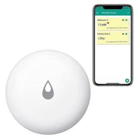 img 4 attached to 💧 MOCREO Water Leak Sensor for Kitchen Bathroom Basement - Wireless, App Alerts, Remote Monitor. MOCREO Hub Required