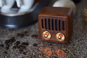 img 3 attached to Opis Radio Wooden Bluetooth Speaker