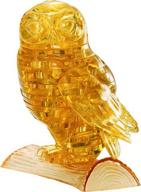 original 3d crystal puzzle owl logo