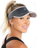 🧢 saaka premium packaging: super absorbent visor for women. perfect for running, tennis, golf &amp; all sports. soft, lightweight &amp; adjustable. logo