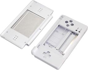 img 2 attached to 🎮 OSTENT Full Replacement Housing Shell Case Kit for Nintendo DS Lite NDSL - White Color