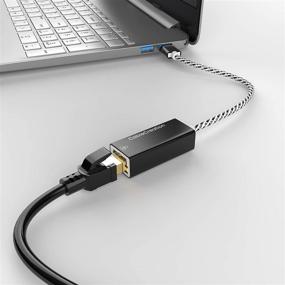 img 3 attached to 💻 USB 3.0 Ethernet Adapter, CableCreation - High-Speed USB to RJ45 Gigabit Network for Windows, Mac, macOS, Linux - Premium Aluminum Design