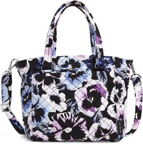 img 4 attached to 🌸 Vera Bradley Blooms Recycled Multi Strap Shoulder Handbags & Wallets for Satchels