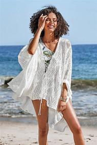 img 2 attached to 👙 NFASHIONSO Women's Crochet Swimwear: Fashionable Women's Clothing