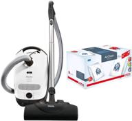🐶 miele classic c1 cat and dog canister hepa vacuum cleaner with seb228 powerhead bundle - includes miele performance pack 16 type gn airclean genuine filterbags + genuine hepa filter for optimal filtration logo
