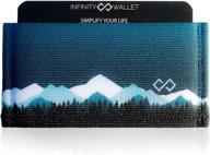 infinity wallet minimalist women black men's accessories and wallets, card cases & money organizers logo