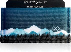 img 4 attached to Infinity Wallet Minimalist Women Black Men's Accessories and Wallets, Card Cases & Money Organizers