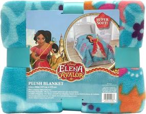 img 1 attached to 👑 Jay Franco Elena Magic of Avalor Blanket: Premium 62 x 90 Inches Kids Bedding | Fade Resistant & Super Soft Fleece | Official Disney Product