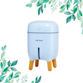 img 3 attached to YAMAYO Portable Mini Cool Mist Humidifier (Blue): Compact Hydration On-The-Go