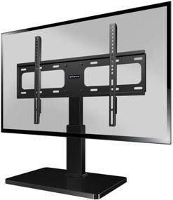 img 3 attached to 📺 Universal TV Swivel Stand for 32"-60" Flat Screens - Sanus VSTV1 Replacement Base for Samsung, Sony, Vizio, TCL & More