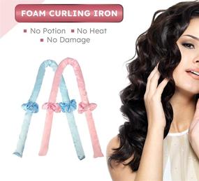 img 2 attached to Heatless Curlers Elastic Flexible Overnight