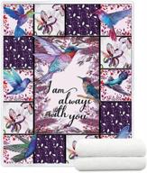 🌳 treeswift hummingbird blankets: soft & cozy throws for kids and adults - perfect hummingbird gifts for women and girls logo